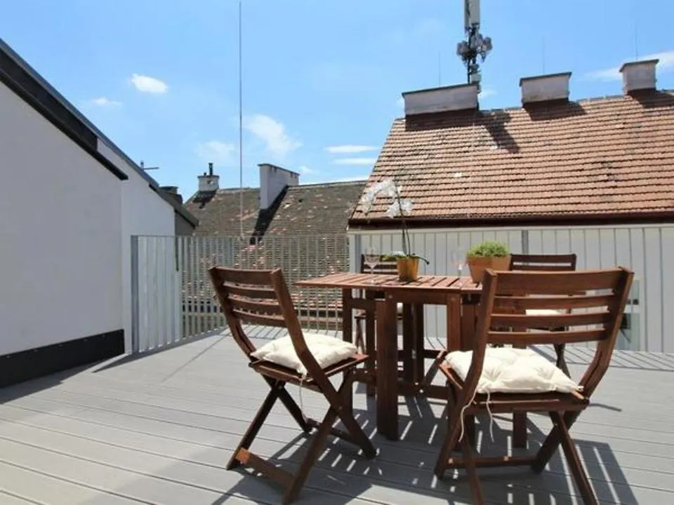 2 Floor Rooftop Apartment With Terrace Viyana